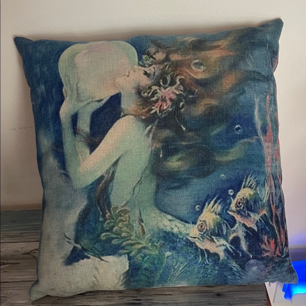 Enchanting Mermaid Decorative Pillow